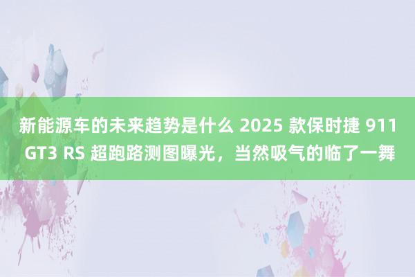 新能源车的未来趋势是什么 2025 款保时捷 911 GT3