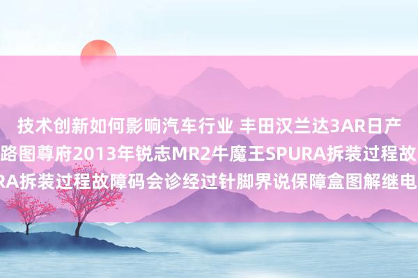 技术创新如何影响汽车行业 丰田汉兰达3AR日产途乐Y60维修